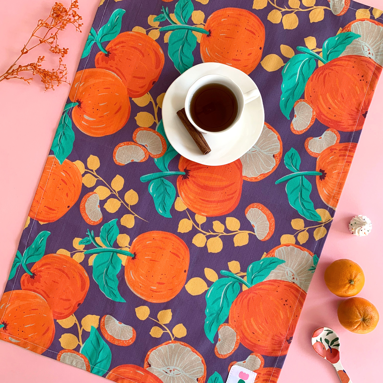 Jogo Americano Tangerina