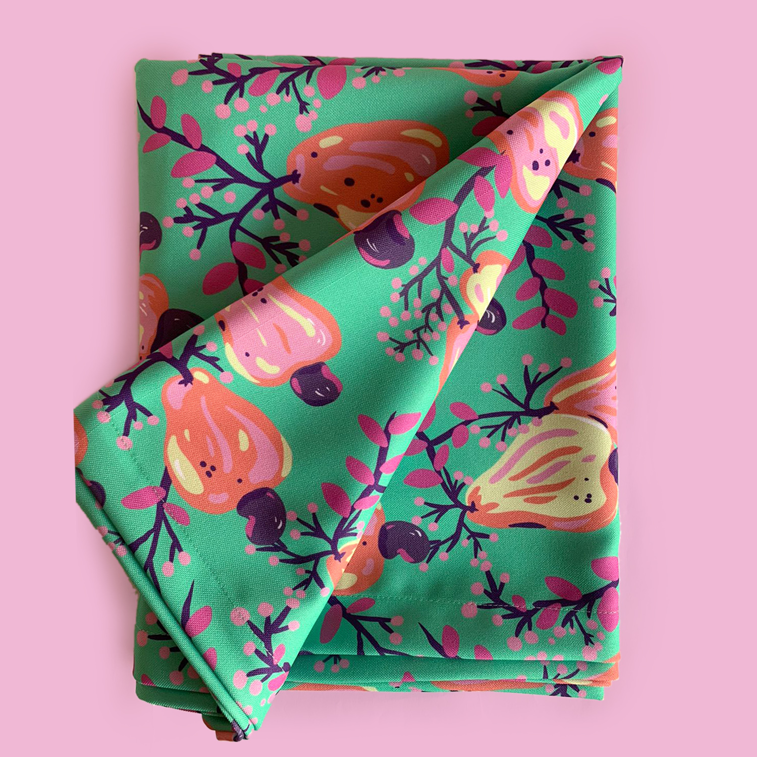 ToalhaCaju1 Toalha de Mesa Caju